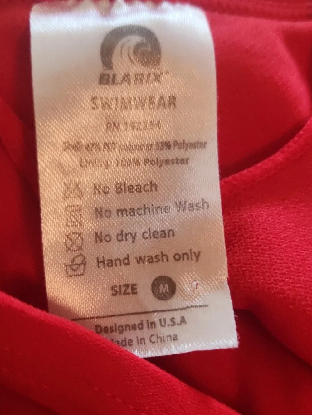 Red 'Life Guard' Two-Piece Swim Set - Junior Size Medium